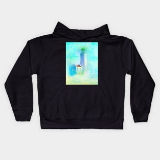 Tranquil Shores - Lighthouse Kids Hoodie